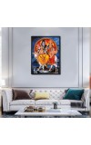 Shiva Family Laminated Photo - 5x7 Inches, Divine Blessings for Home & Office and Temple Decoration