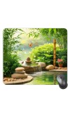 Customized Stone Balance Picture Sublimation Mouse Pad | 8 X 7.5 Inch | Smooth Cloth Surface | Non-Slip Rubber Base | Personalized Mousepad for Laptop & Desktop (F17269)