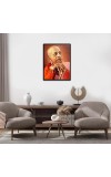 Swami Prabhupada Laminated Photo - 5x7 Inches, Divine Blessings for Home & Office and Temple Decoration