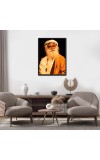 Sadhguru (Jaggi Vasudev) Laminated Photo - 5x7 Inches, Divine Blessings for Home & Office and Temple Decoration