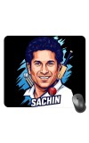 Customized Cricketer Sachin Tendulakar Picture Sublimation Mouse Pad | 8 X 7.5 Inch | Smooth Cloth Surface | Non-Slip Rubber Base | Personalized Mousepad for Laptop & Desktop (F16963)