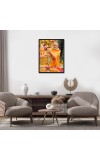 Swami Narayan Laminated Photo - 5x7 Inches, Divine Blessings for Home & Office and Temple Decoration