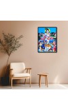 Kaaliya Naag With Baby Krishna Laminated Photo (11x13 Inches Without glass) Divine Blessings for Table and Walls,Home & Office and Temple Decoration