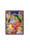Sri Ram Darbar Laminated Photo (13x15 Inches Without glass) Divine Blessings for Table and Walls,Home & Office and Temple Decoration