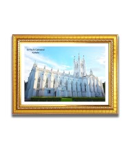 St Paul Church Photo Frame, 10x14 Inches Beautiful Elegant Framed Wall Art of Iconic Cathedral