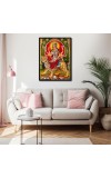 Durga Laminated Photo - 11x13 Inches, Divine Blessings for Home & Office and Temple Decoration