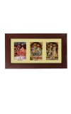 Sri Radha Krishna Color Photo Frame -14X7.5 Inch, Elegant Religious Home & Temple Decor