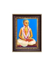 Srila Narottama Das Thakur Digital Print Photo 6.7x8.7 inches - Vibrant Religious Wall Art for Home, Office and Temple Decor.