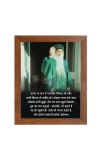 ShreeOsho & His Famous Quote Photo Frame - Brown Frame, Perfect for Office & Wall Decoration, Ideal Gift
