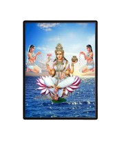 Ganga Laminated Photo - 11x13 Inches, Divine Blessings for Home & Office and Temple Decoration