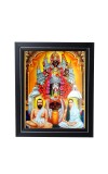 Hitech Sales Goddess Devi Maha Kali, Ramakrishna Dev and Sarada Maa Photo Frame for Pooja Room, Temple Decor, Home Decoration and Gift