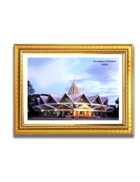 Assumption Cathedral Church Photo Frame, Beautiful Elegant Framed Wall Art of Iconic Cathedral