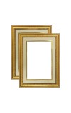 HiTechMart Gold Ornate Blank Picture Frame – 11x7 Inch with Elegant Matting – Classic Wall & Tabletop Display – Vintage-Style Decorative Photo Frame – Ideal for Home, Office & Gifts (2)