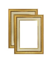 HiTechMart Gold Ornate Blank Picture Frame – 11x7 Inch with Elegant Matting – Classic Wall & Tabletop Display – Vintage-Style Decorative Photo Frame – Ideal for Home, Office & Gifts (2)
