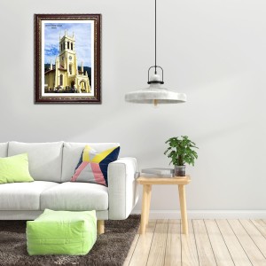Shimla Christ Church Church Photo Frame, Beautiful Elegant Framed Wall Art of Iconic Cathedral