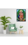 Kartikeya Laminated Photo - 5x7 Inches, Divine Blessings for Home & Office and Temple Decoration