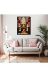 Boro Maa Laminated Photo - 5x7 Inches, Divine Blessings for Home & Office and Temple Decoration