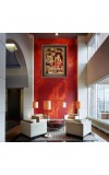 Lord Radha Krishna Digital Print Photo 6.7x8.7 inches - Vibrant Religious Wall Art for Home or Office Decor.