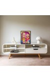 Vishnu Lakshmi Laminated Photo - 5x7 Inches, Divine Blessings for Home & Office and Temple Decoration