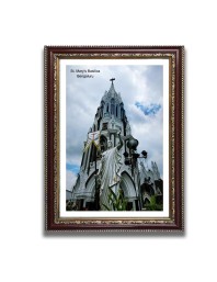 St. Mary Church Photo Frame, Beautiful Elegant Framed Wall Art of Iconic Cathedral