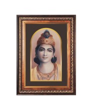 Sri Krishna Color Photo 10x14 Inch - Vibrant Religious Wall Art for Home or Office Decor.
