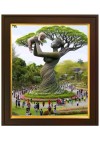 HI Tech Sales Mother Child Parental Love Tree Pattern Photo Frame For Housewarming 10X12