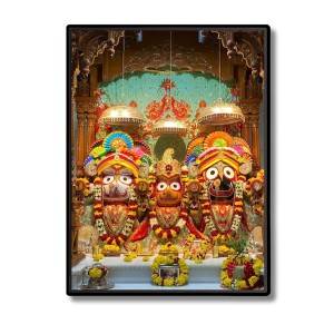 Sri Jagannath Laminated Photo - 11x13 Inches, Divine Blessings for Home & Office and Temple Decoration Sri Jagannath Laminated Photo - 11x13 Inches, Divine Blessings for Home & Office and Temple Decoration