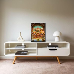 Sri Jagannath Laminated Photo - 11x13 Inches, Divine Blessings for Home & Office and Temple Decoration Sri Jagannath Laminated Photo - 11x13 Inches, Divine Blessings for Home & Office and Temple Decoration