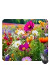 Customized Beautiful Flowers Picture Sublimation Mouse Pad | 8 X 7.5 Inch | Smooth Cloth Surface | Non-Slip Rubber Base | Personalized Mousepad for Laptop & Desktop (F16973)