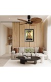 Buddha & His Famous Quote Photo Frame - Brown Frame, 11x15 Inches, Perfect for Office & Wall Decoration, Ideal Gift
