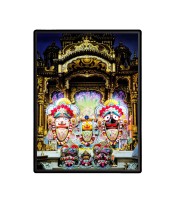 Sri Jagannath Maha Pravu Laminated Photo (13x15 Inches Without glass) Divine Blessings for Table and Walls,Home & Office and Temple Decoration