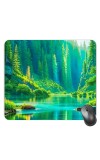 Customized Serenity of Nature Picture Sublimation Mouse Pad | 8 X 7.5 Inch | Smooth Cloth Surface | Non-Slip Rubber Base | Personalized Mousepad for Laptop & Desktop (F17097)