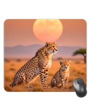 Customized Wild Animals Picture Sublimation Mouse Pad | 8 X 7.5 Inch | Smooth Cloth Surface | Non-Slip Rubber Base | Personalized Mousepad for Laptop & Desktop (F17338)
