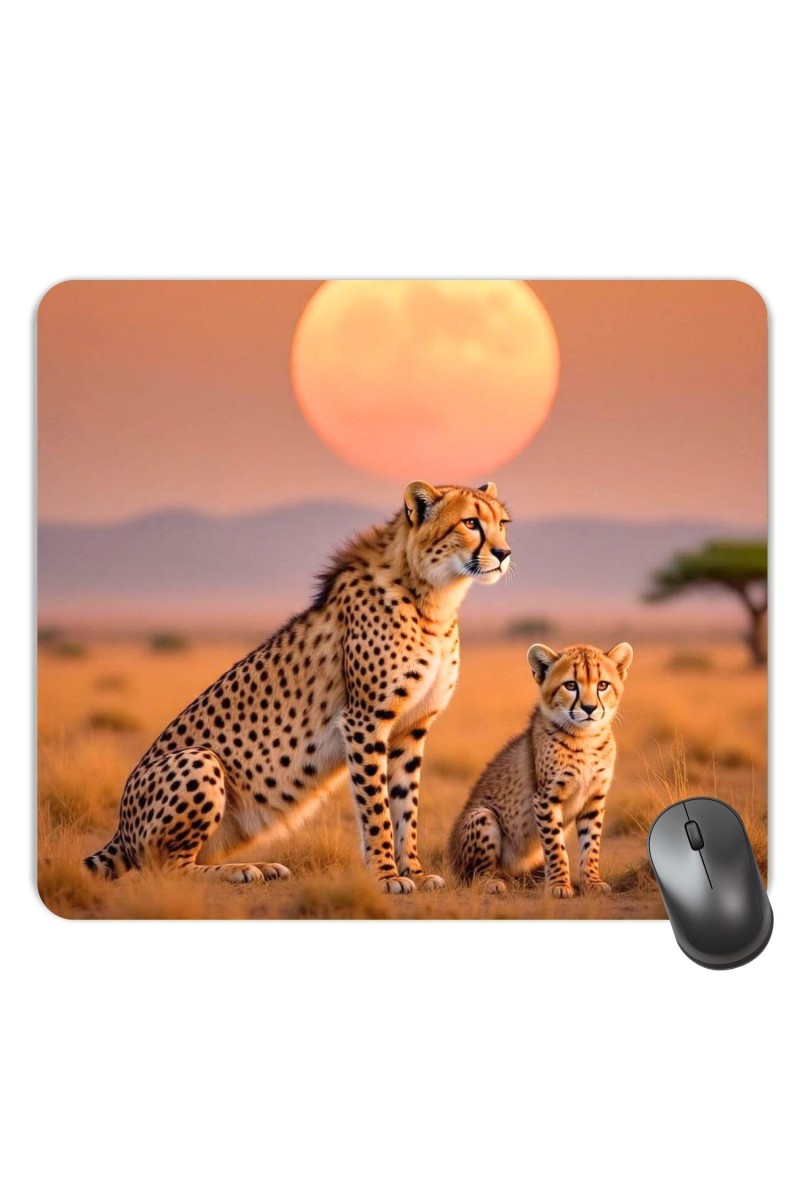 Customized Wild Animals Picture Sublimation Mouse Pad | 8 X 7.5 Inch | Smooth Cloth Surface | Non-Slip Rubber Base | Personalized Mousepad for Laptop & Desktop (F17338)