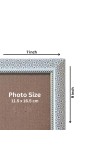Hitech Sales White beautiful designing Photo Frame for Desk or Shelf & Home, Office Décor, Room Decoration (MDF, 7 x 9 inch, 1 Photo & Size 5 x 7 inch)