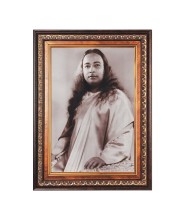 Sri Paramahansa Yogananda Color Photo 10x14 Inch - Vibrant Religious Wall Art for Home or Office Decor.