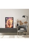 Ganesh Laminated Photo - 13x15 Inches, Divine Blessings for Home & Office and Temple Decoration