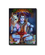 Shiva Laminated Photo - 5x7 Inches, Divine Blessings for Home & Office and Temple Decoration