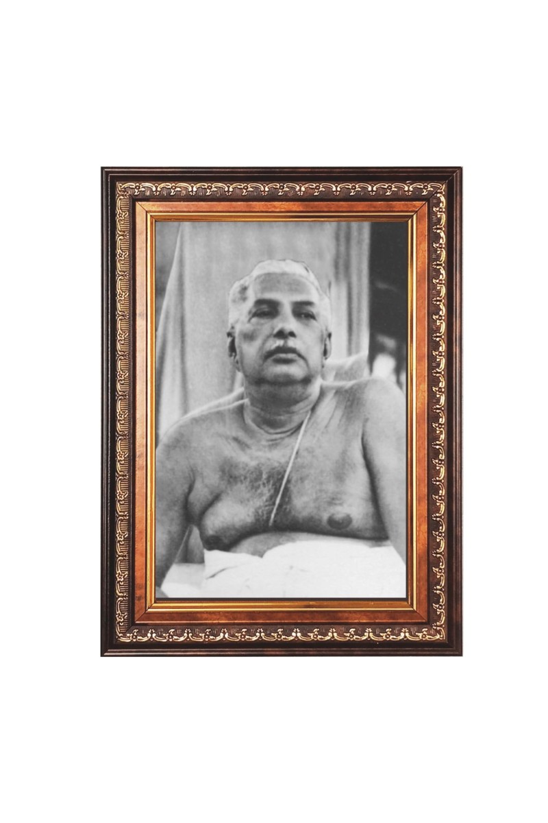 Sri Anukul Chandra Thakur Color Photo 10x14 Inch - Vibrant Religious Wall Art for Home or Office Decor.
