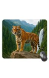 Customized Wild Tiger Picture Sublimation Mouse Pad | 8 X 7.5 Inch | Smooth Cloth Surface | Non-Slip Rubber Base | Personalized Mousepad for Laptop & Desktop (F17061)