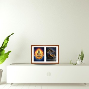 Agni deva and vishnu Photo Frame - 19x23Inches - Spiritual Artwork for Home Decor, Puja Room and Office Decoration Agni deva and vishnu Photo Frame - 19x23Inches - Spiritual Artwork for Home Decor, Puja Room and Office Decoration