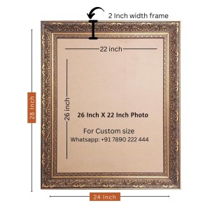 16X20 Inches Frame Big Photo Frame - 24x28 Inches for Home & Office Decoration