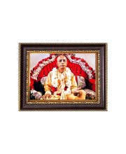 Srila Swami Prabhupada Ji Digital Print Photo 6.7x8.7 inches - Vibrant Religious Wall Art for Home, Office and Temple Decor.