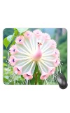 Customized Beautiful Peacock Picture Sublimation Mouse Pad | 8 X 7.5 Inch | Smooth Cloth Surface | Non-Slip Rubber Base | Personalized Mousepad for Laptop & Desktop (F17249)