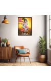 Kaaliya naag With Krishna Laminated Photo - 13x15 Inches, Divine Blessings for Home & Office and Temple Decoration