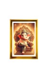 Premium Golden Photo Frame for Wall & Tabletop | Elegant Metallic Finish Picture Frame for Home & Office Décor | Rectangular Display Frame for Art, Certificate & Photos