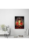 Dakshineswar Kali Laminated Photo - 5x7 Inches, Divine Blessings for Home & Office and Temple Decoration