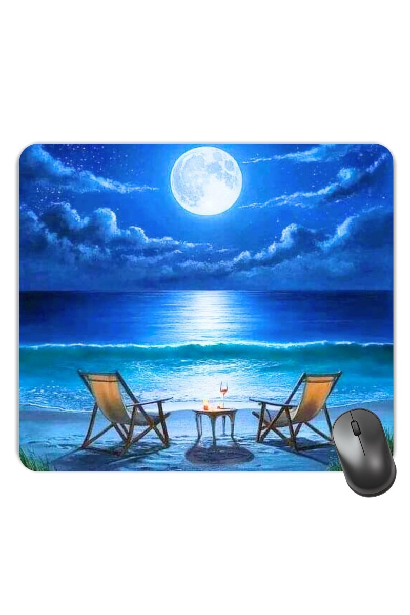 Customized Beautiful View Picture Sublimation Mouse Pad | 8 X 7.5 Inch | Smooth Cloth Surface | Non-Slip Rubber Base | Personalized Mousepad for Laptop & Desktop (F17371)