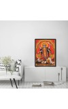 Kali Laminated Photo - 5x7 Inches, Divine Blessings for Home & Office and Temple Decoration
