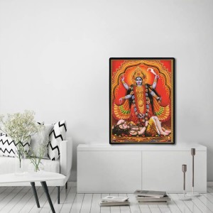 Kali Laminated Photo - 5x7 Inches, Divine Blessings for Home & Office and Temple Decoration Kali Laminated Photo - 5x7 Inches, Divine Blessings for Home & Office and Temple Decoration